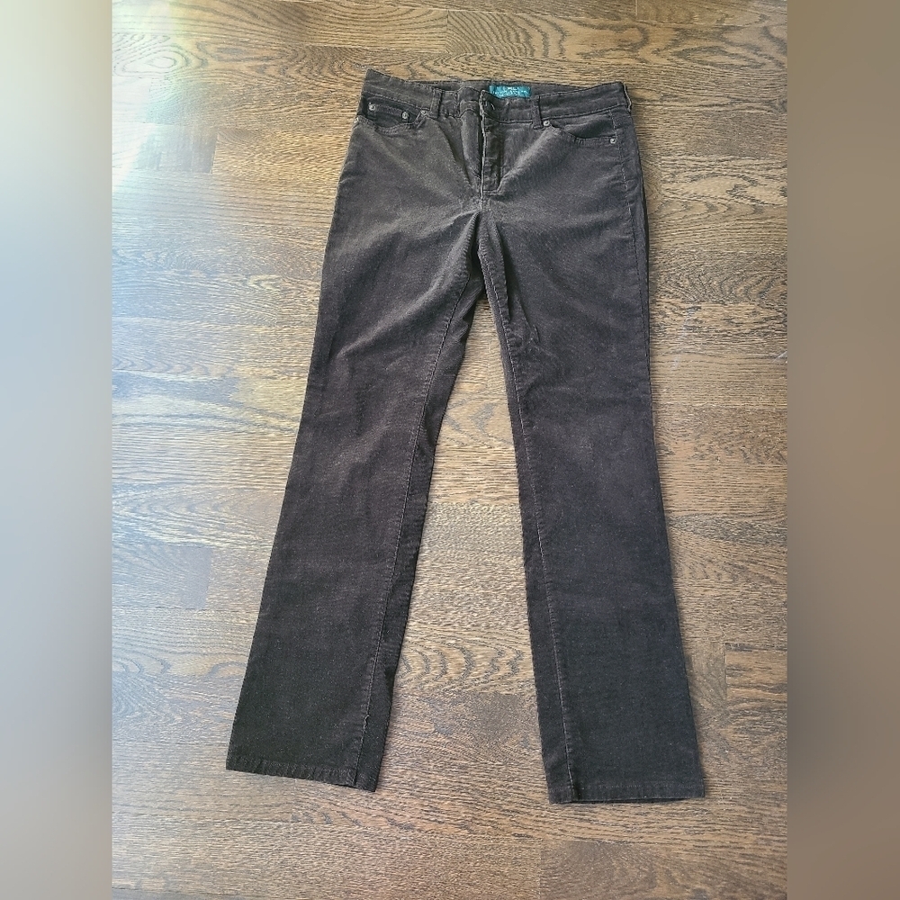 Lauren Ralph Lauren Women's Brown Corduroy Pants sz